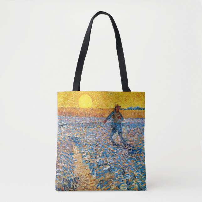 The Sower, Van Gogh Tote Bag (Front)