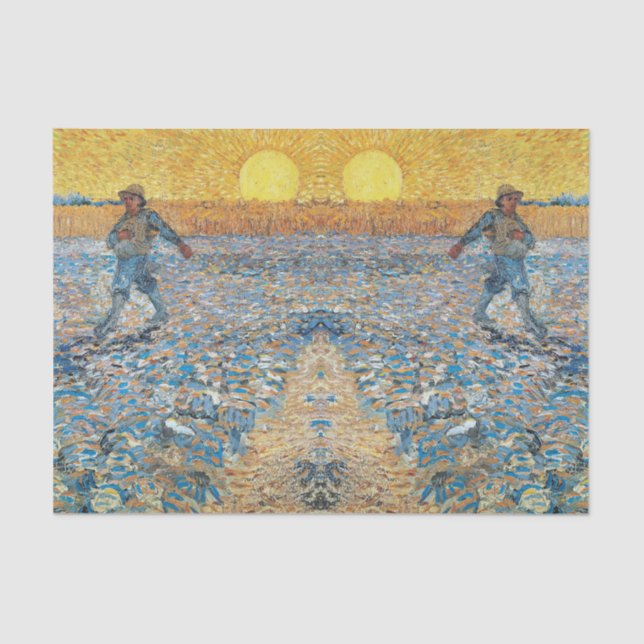The Sower - Vintage Decoupage Paper (Front)