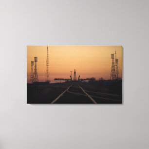 The Soyuz launch pad Canvas Print