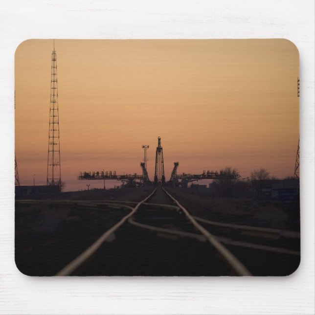 The Soyuz launch pad Mouse Mat (Front)