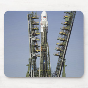 The Soyuz rocket is erected into position 4 Mouse Mat