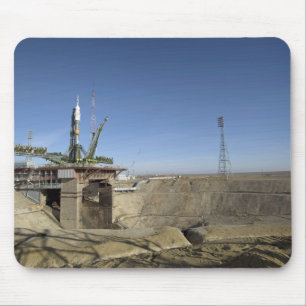 The Soyuz rocket is erected into position 5 Mouse Mat
