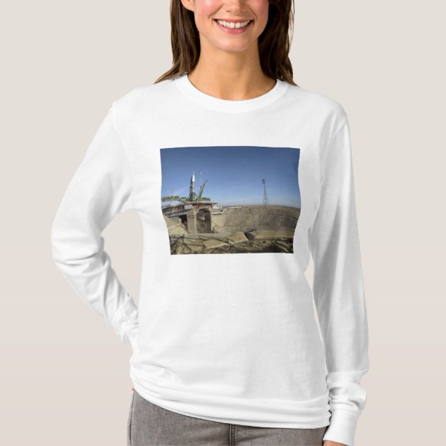 The Soyuz rocket is erected into position 5 T-Shirt (Front)