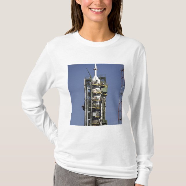 The Soyuz rocket is erected into position T-Shirt (Front)