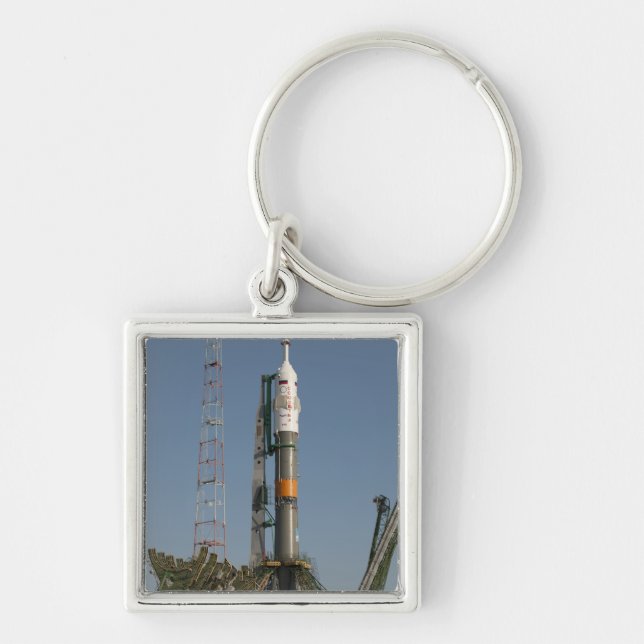 The Soyuz rocket shortly after arrival Key Ring (Front)