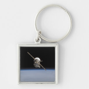 The Soyuz TMA-11 spacecraft above Earth's horiz Key Ring