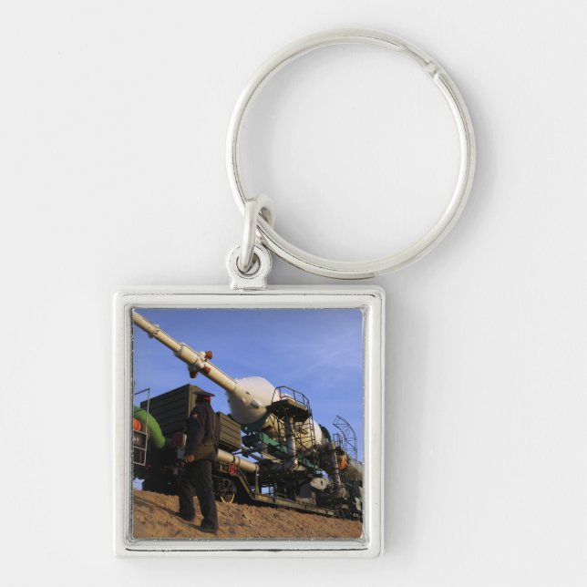 The Soyuz TMA-13 spacecraft 3 Key Ring (Front)