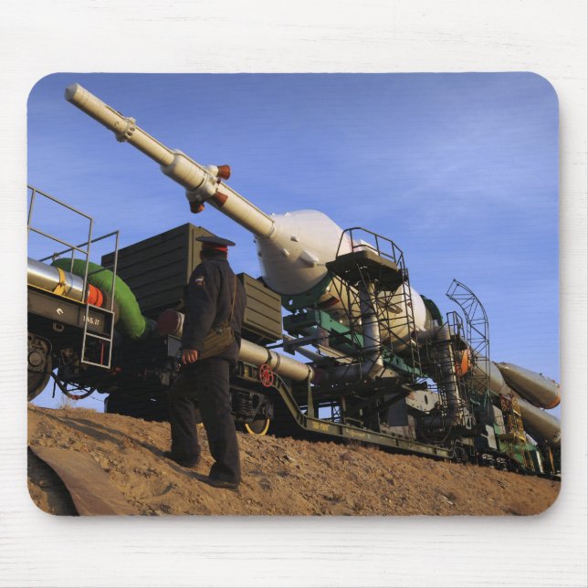 The Soyuz TMA-13 spacecraft 3 Mouse Mat (Front)