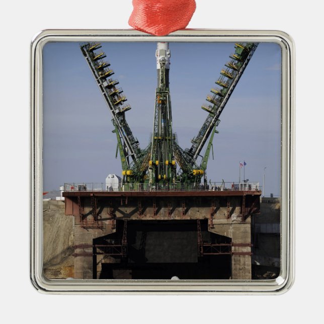 The Soyuz TMA-13 spacecraft Metal Tree Decoration (Front)