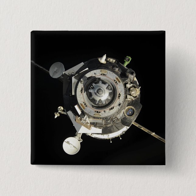 The Soyuz TMA-17 spacecraft 15 Cm Square Badge (Front)