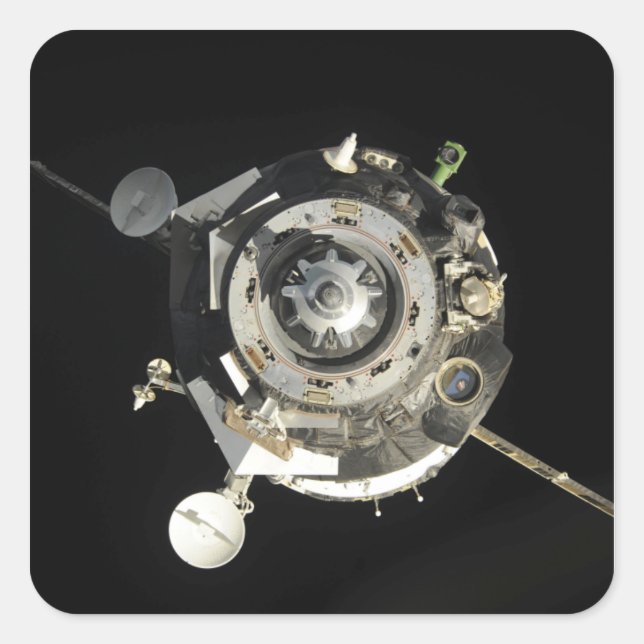 The Soyuz TMA-17 spacecraft Square Sticker (Front)