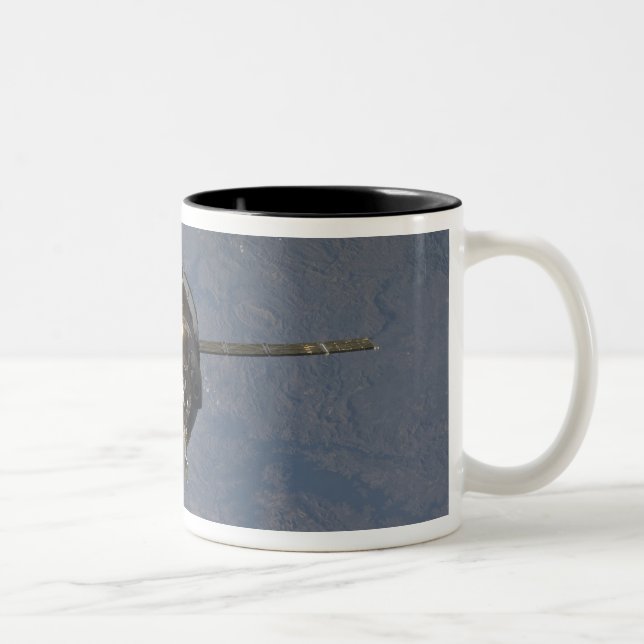 The Soyuz TMA-19 spacecraft 2 Two-Tone Coffee Mug (Right)