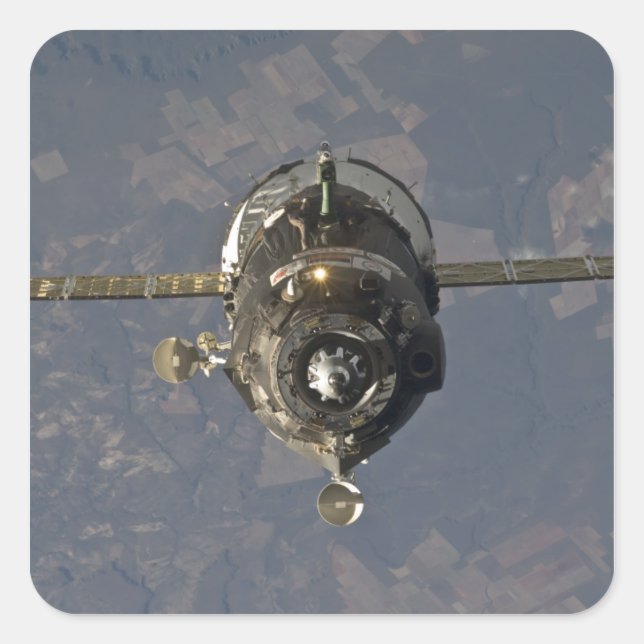 The Soyuz TMA-19 spacecraft 3 Square Sticker (Front)