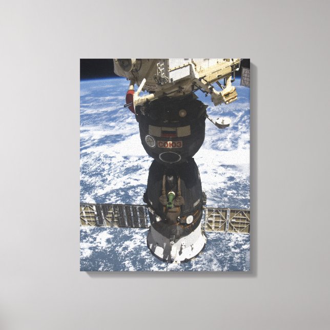 The Soyuz TMA-19 spacecraft Canvas Print (Front)