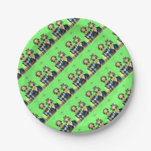 the Space Cadet Brothers print Paper Plate