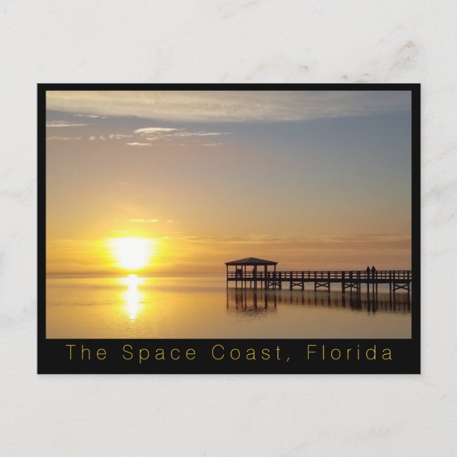 The Space Coast, Florida Postcard (Front)
