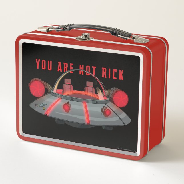The Space Cruiser - You Are Not Rick Metal Lunch Box (Front)