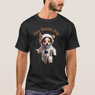 The space dog T-shirt. T-Shirt