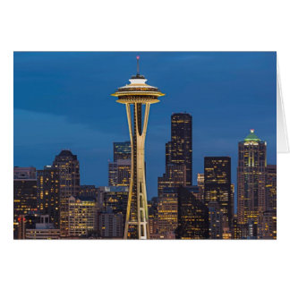 The Space Needle and downtown Seattle