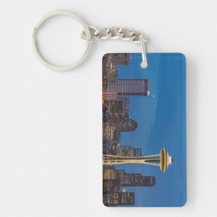 The Space Needle and downtown Seattle Key Ring