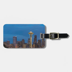 The Space Needle and downtown Seattle Luggage Tag