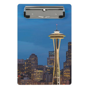 The Space Needle and downtown Seattle Mini Clipboard
