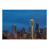 The Space Needle and downtown Seattle