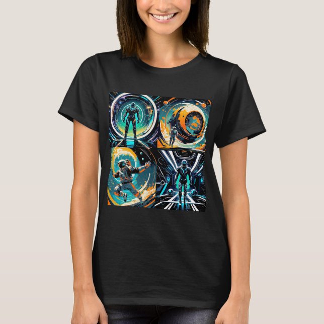 The Space & the Astronaut T-Shirt (Front)