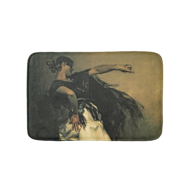 The Spanish Dancer, study for 'El Jaleo', 1882 Bath Mat (Front)