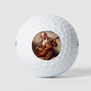The Spanish Guitarist (by Pierre-August Renoir) Golf Balls