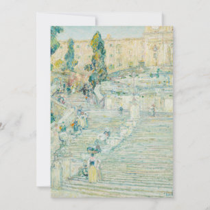 The Spanish Stairs, Rome   Childe Hassam