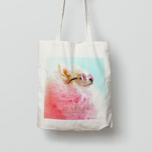 The Sparkle Modern Personalised Pet Influencer Tote Bag