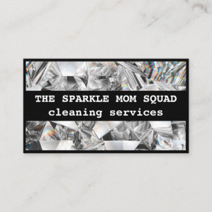 The Sparkle Mum Squad House Cleaning Business Card