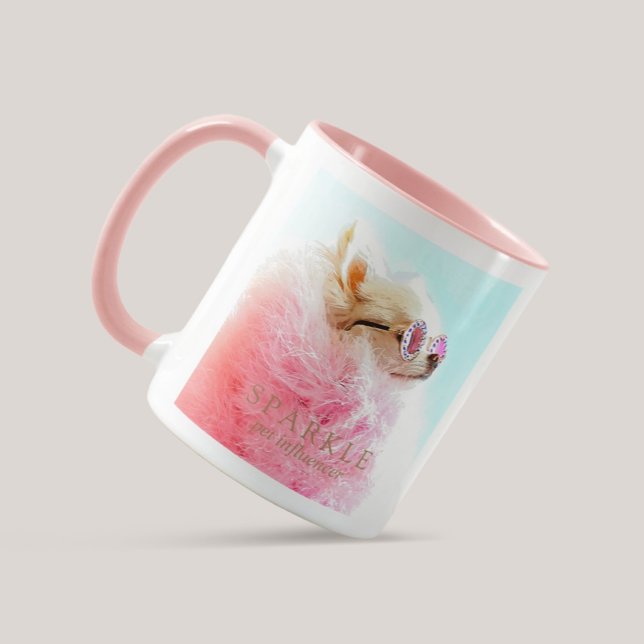The Sparkle | Personalized Pet Influencer Mug (Creator Uploaded)