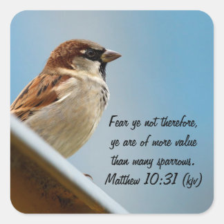 The Sparrow Square Sticker