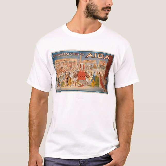 The Spectacle Aida Theatrical Poster T-Shirt (Front)