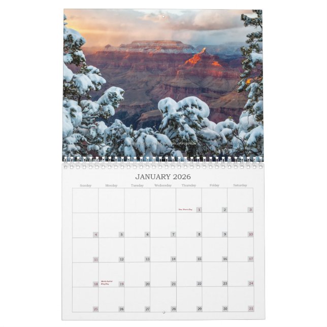 The Spectacular Southwest 2015 Calendar (Jan 2026)