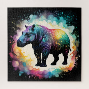 The Spectral Hippo: A Holographic Journey Jigsaw Puzzle