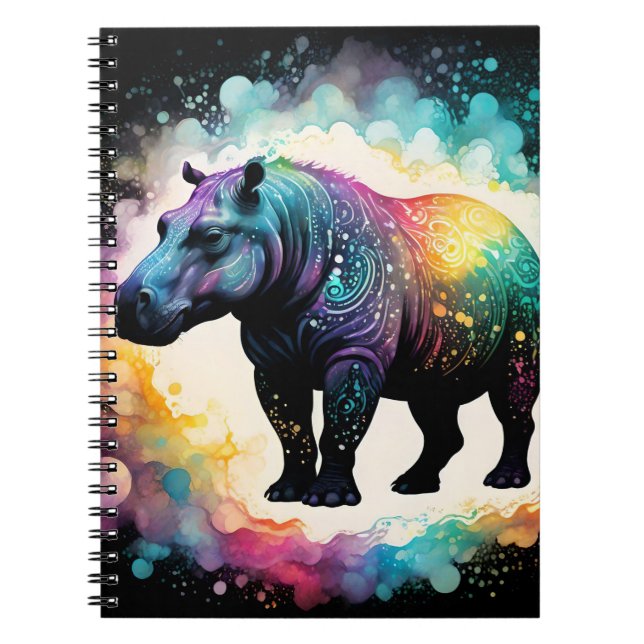 The Spectral Hippo: A Holographic Journey Notebook (Front)
