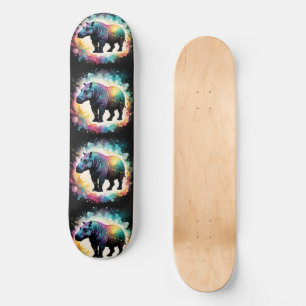 The Spectral Hippo: A Holographic Journey Skateboard