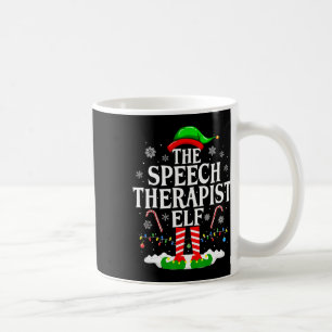 The Speech Therapist Elf Xmas Christmas Speech The Coffee Mug