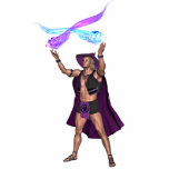 The Spell (Male Witch) Standing Photo Sculpture<br><div class="desc">When all is said,  when all is done the power you wield shall amount to none. 
Whatever you cast out into the world,  untethered and free,  shall return unto you as one times three. 
As I will so mote it be.</div>