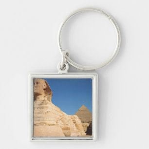 The Sphinx and The Pyramid of Khafre, Giza Key Ring
