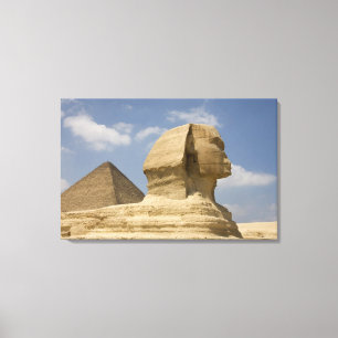 The Sphinx, Giza, Al Jizah, Egypt Canvas Print