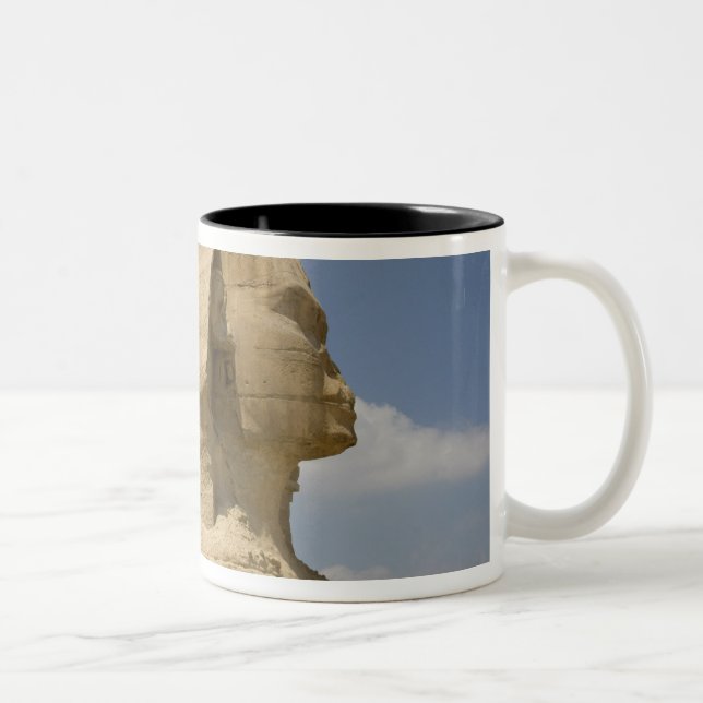 The Sphinx, Giza, Al Jizah, Egypt Two-Tone Coffee Mug (Right)