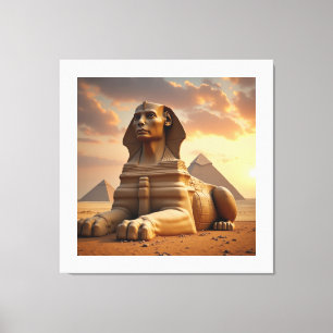 The Sphinx of Giza – Guardian of the Pyramids Canvas Print