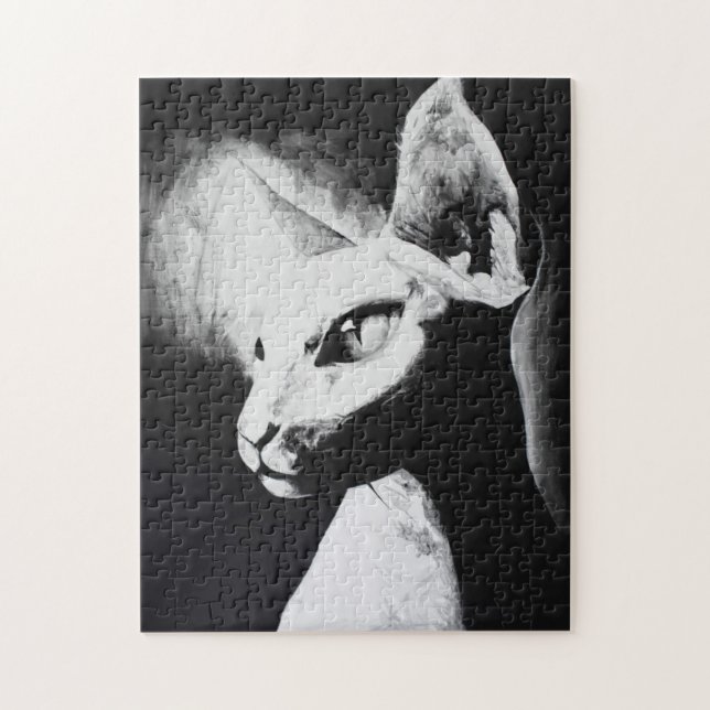 The Sphynx Cat Original Art Puzzle (Vertical)