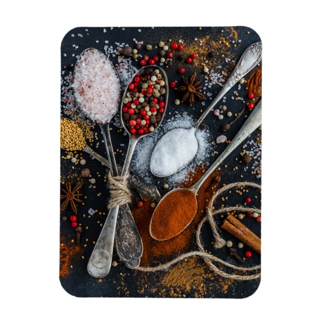 The Spices of Spoons Magnet (Vertical)