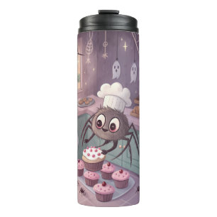 The Spider Baker Kawaii Halloween Poster Thermal Tumbler