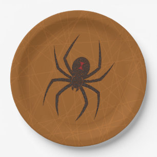 The Spider's Web Paper Plate